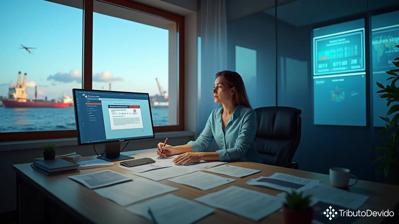 regras sobre obrigações do Siscoserv em transporte internacional