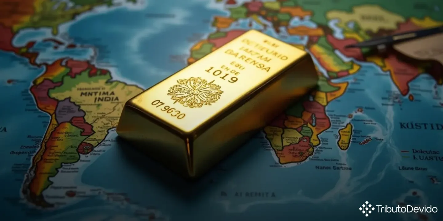 exportação de ouro ativo financeiro