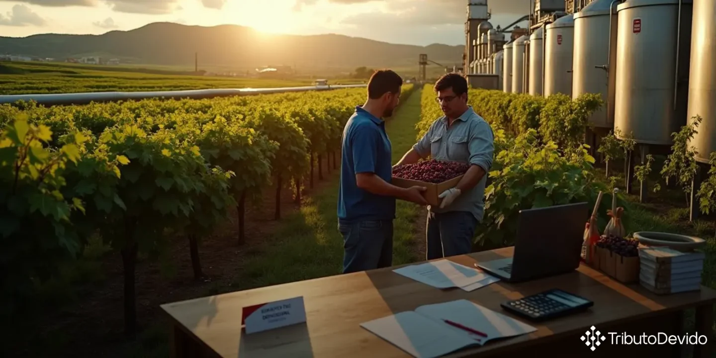 contribuição previdenciária substitutiva para agroindústria da uva