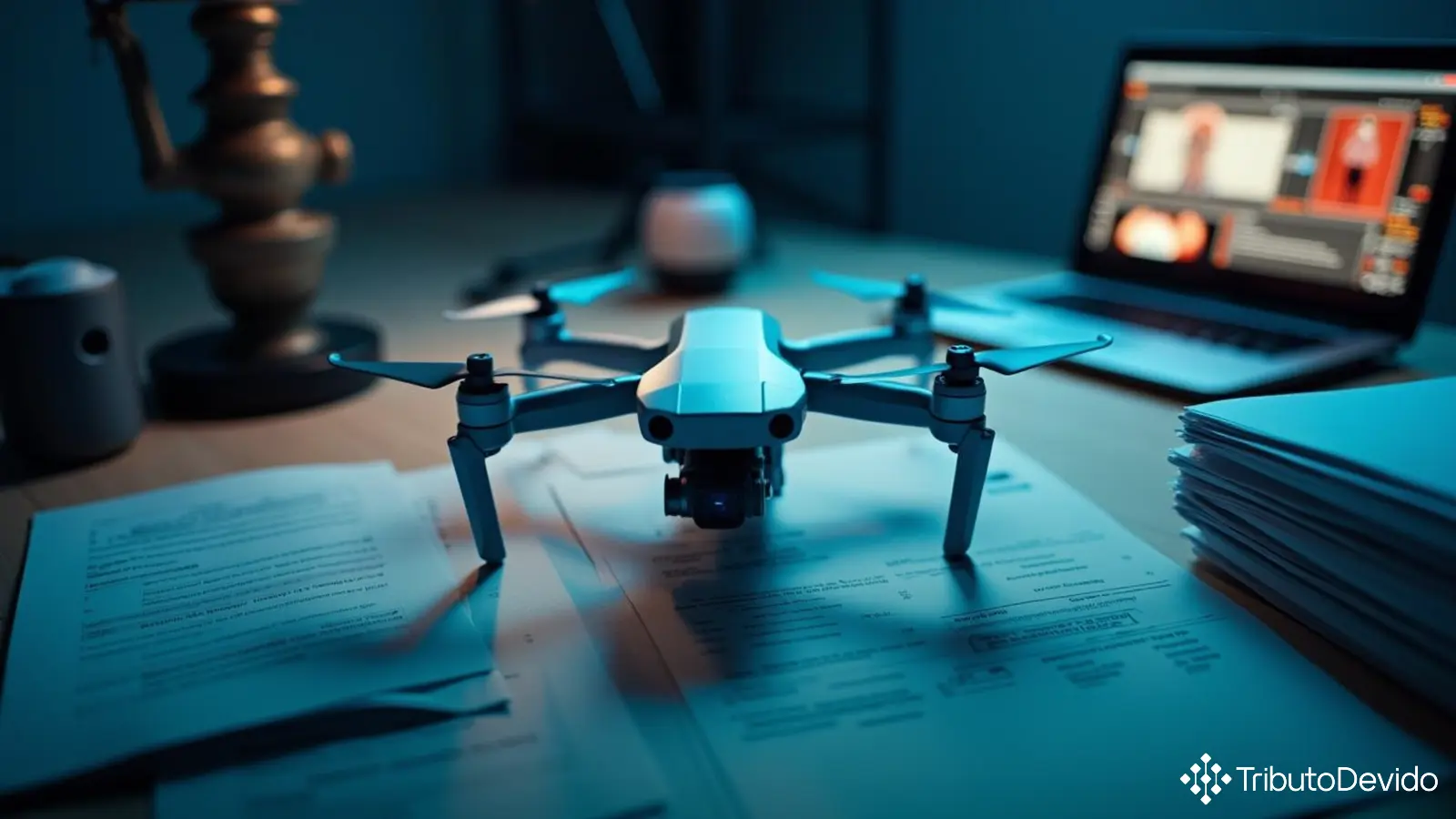 Classificação fiscal de drones com câmeras integradas