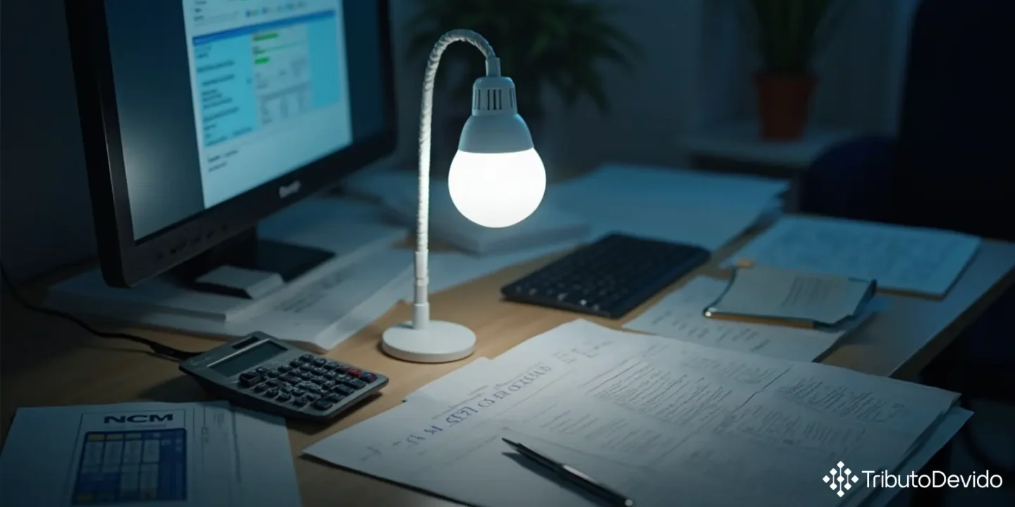 classificação fiscal de lâmpadas LED