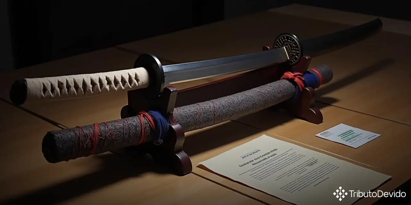 Classificação fiscal de espadas iaito para prática esportiva de artes marciais