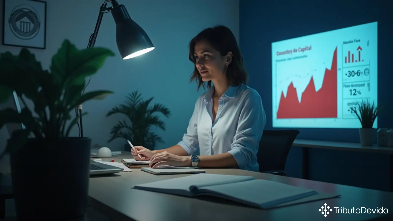 ganho de capital registrado no patrimônio líquido