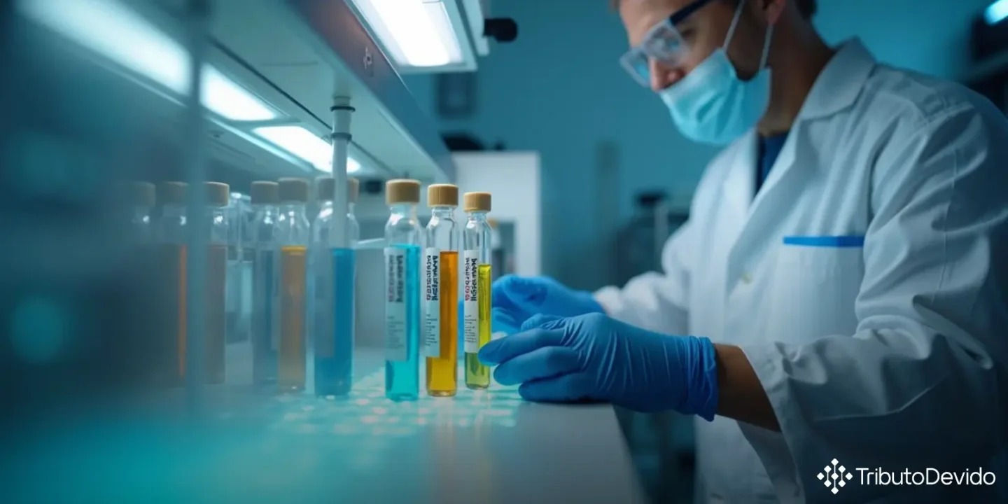 classificação fiscal de conjunto de reagentes para síntese de radiofármaco