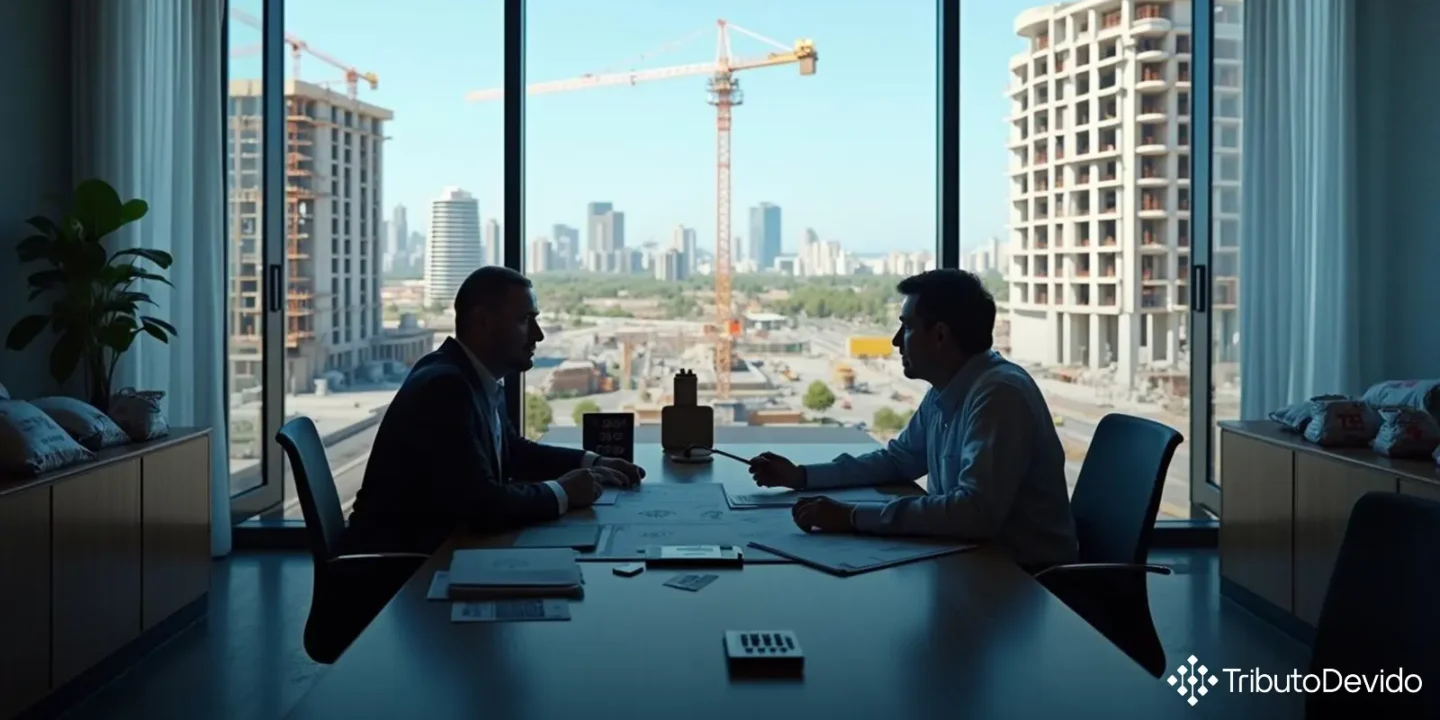 percentuais de presunção no Lucro Presumido para construção civil com fornecimento de materiais