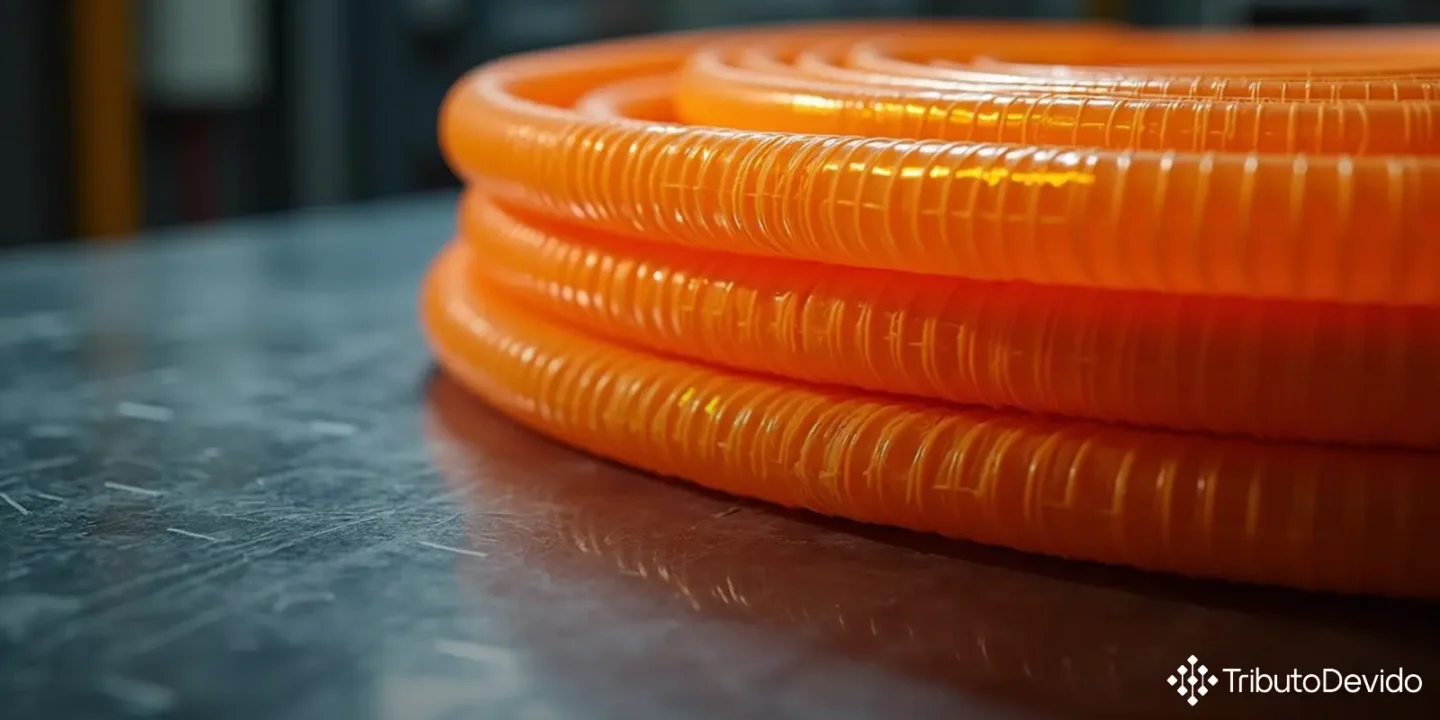 Classificação fiscal de tubos flexíveis corrugados de PVC