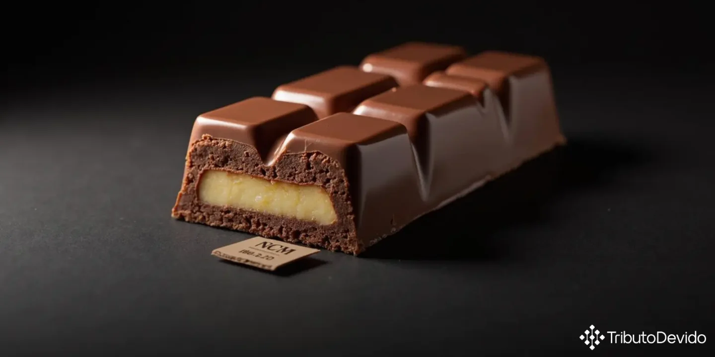 classificação fiscal de barras de castanhas com cobertura de chocolate