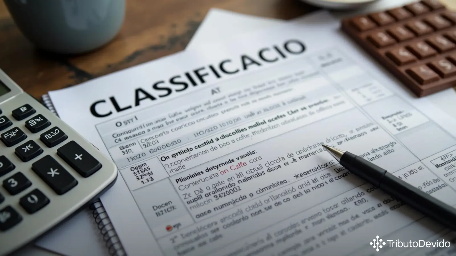 classificação fiscal de cobertura de chocolate na NCM