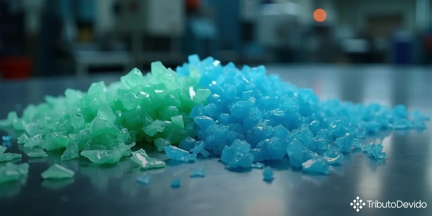 Tributação de Flakes de PET