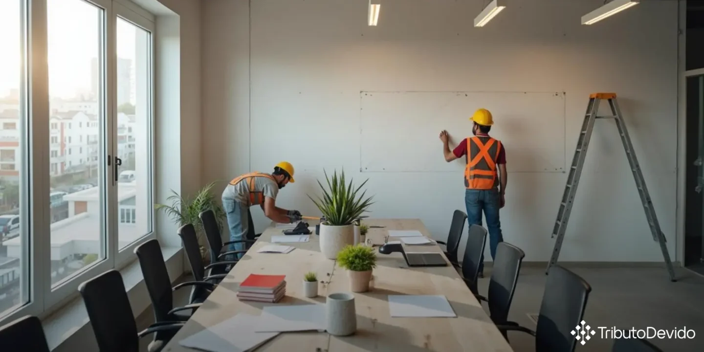 tributação-obras-acabamento-gesso-drywall-simples-nacional