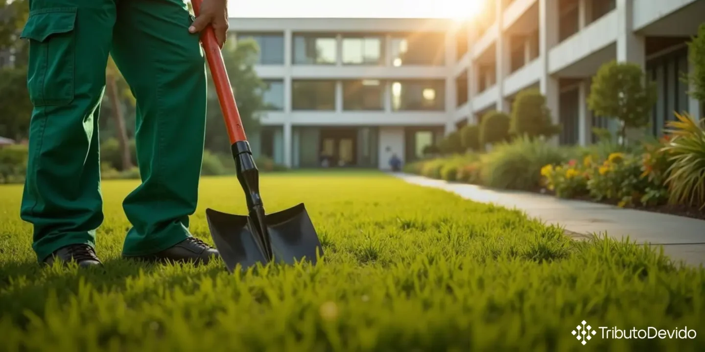 Retenção previdenciária em serviços de jardinagem