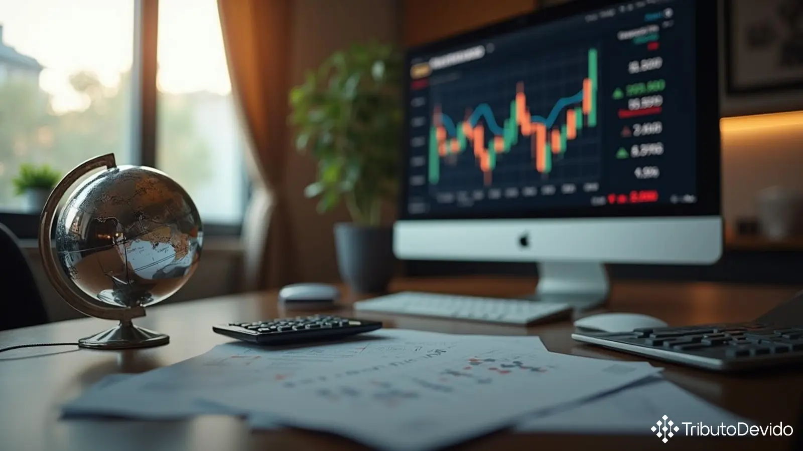 variações cambiais em contas no exterior