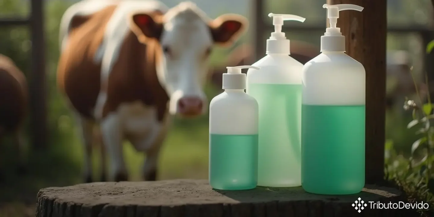 classificação NCM para produtos de higiene de tetas de vacas