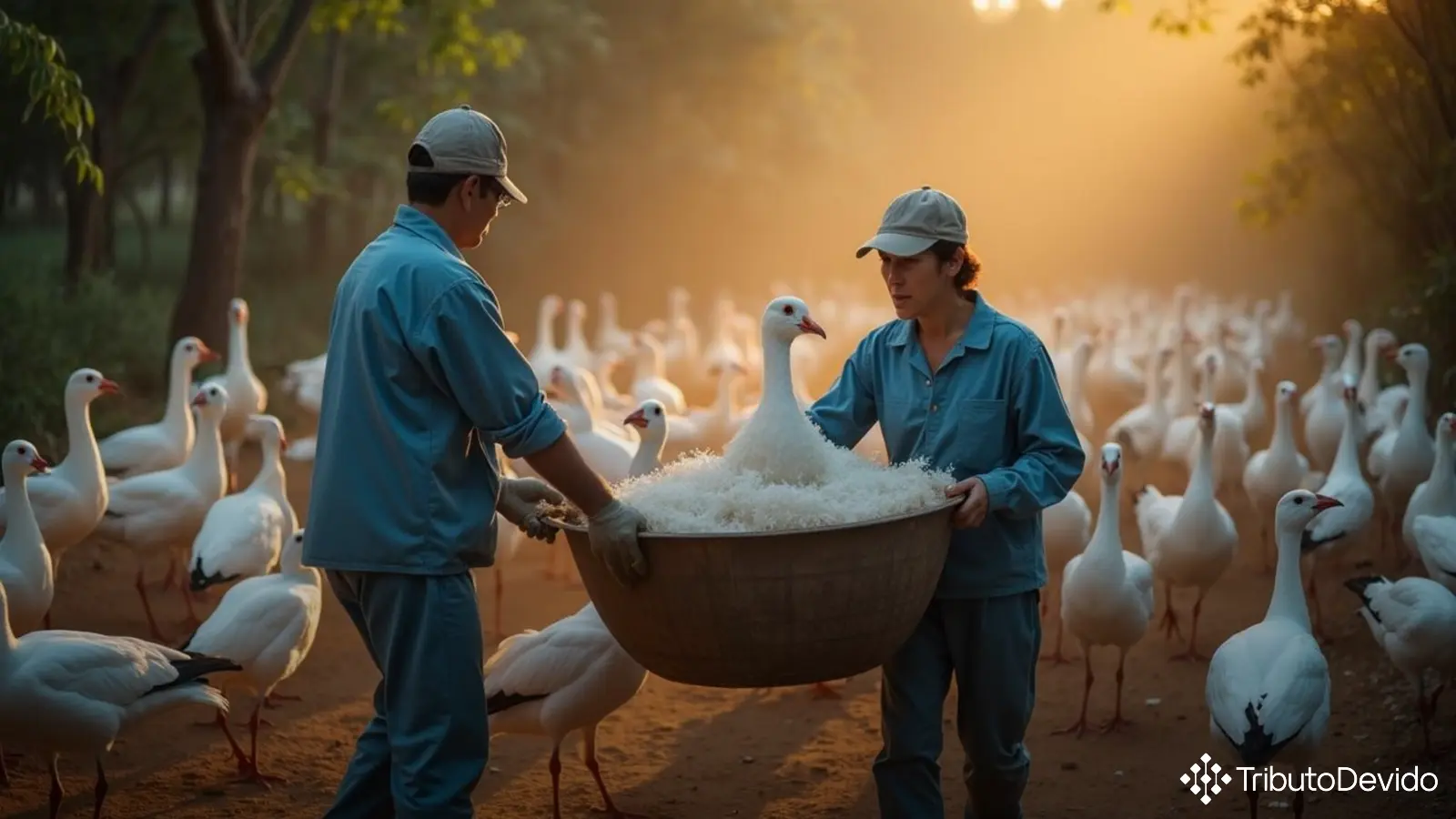 tributação na recolha de frangos