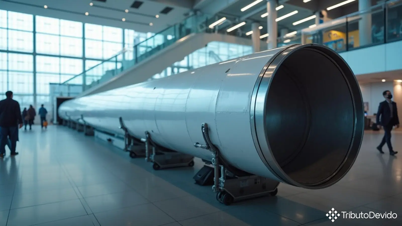 classificação fiscal de túnel para desembarque de bagagem em aeródromos