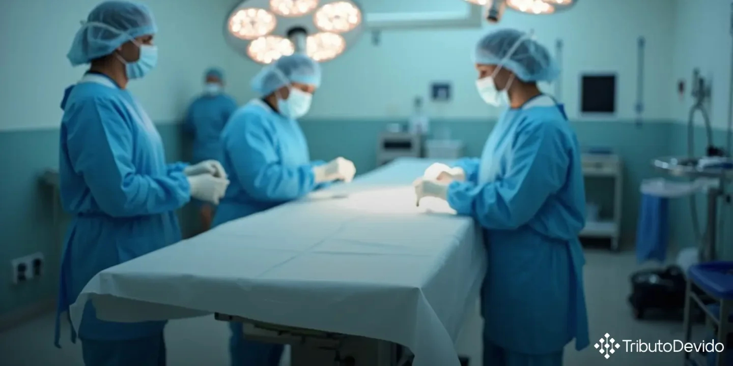 Classificação fiscal de campo operatório de algodão