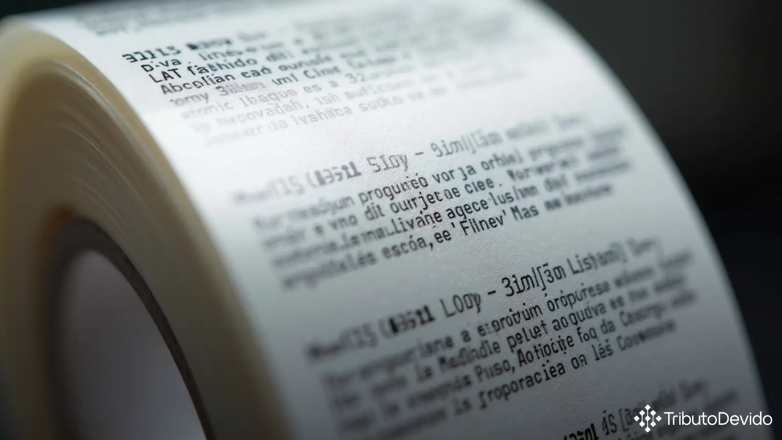 classificação fiscal de etiquetas de PVC impressas