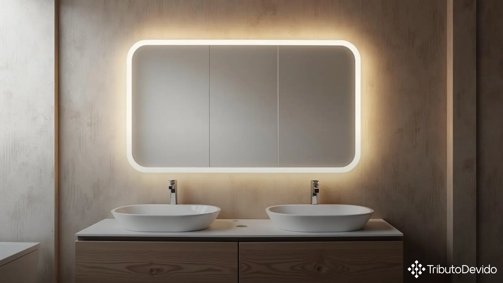 Classificação fiscal de espelho cosmético de bancada com iluminação LED