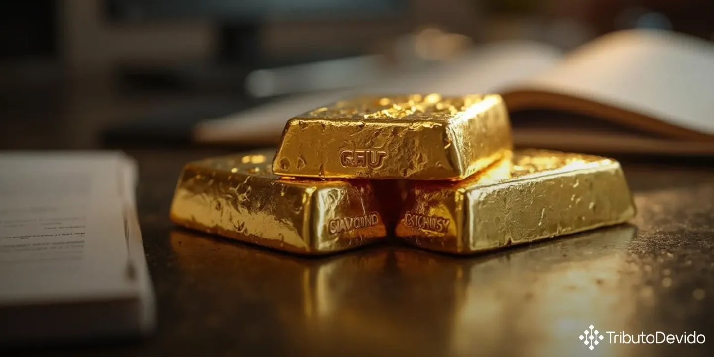 Classificação fiscal de barras de ouro bruto