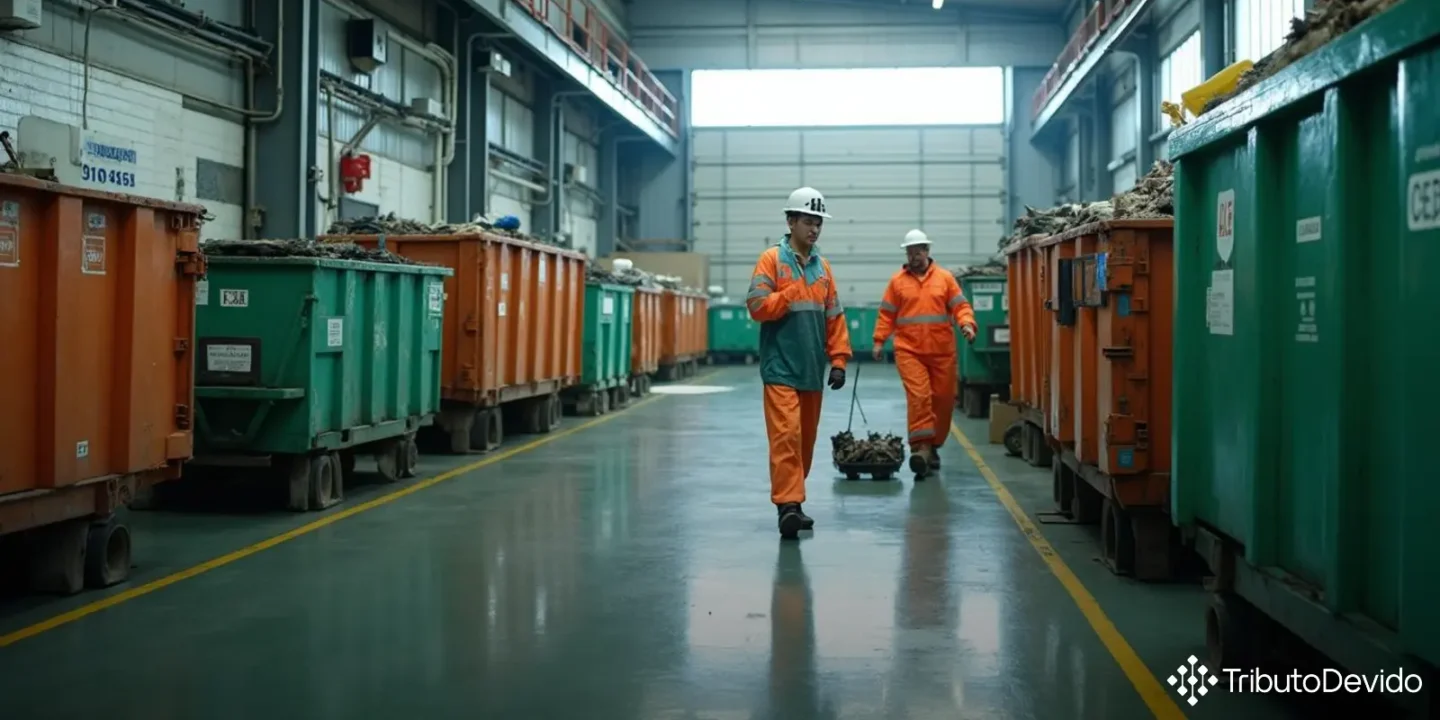 retenção tributária em serviços de coleta e disposição de resíduos