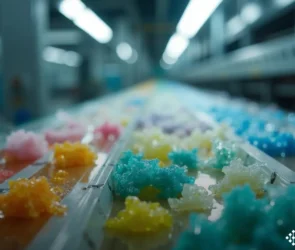 Transformação industrial sucatas plásticas