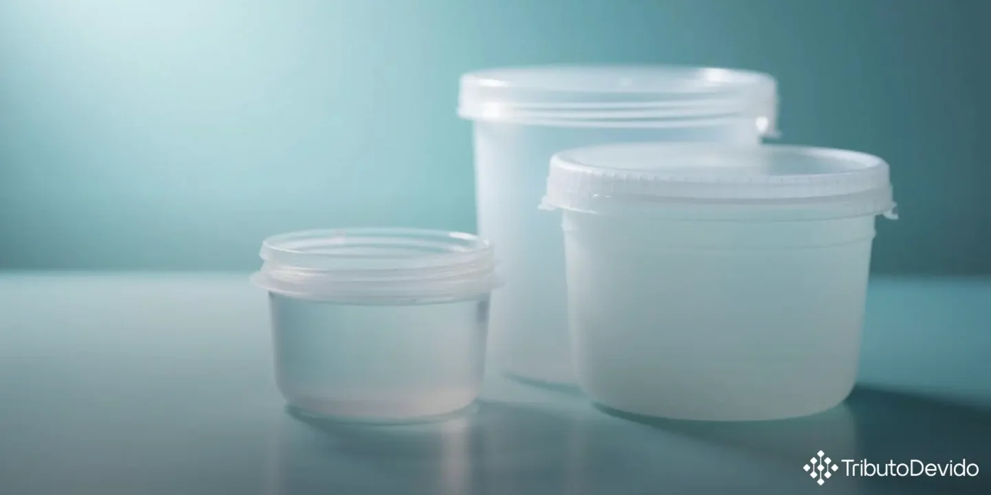 Classificação fiscal frascos coletores procedimentos médicos