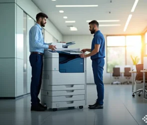 Locação máquinas reprográficas operador Simples Nacional