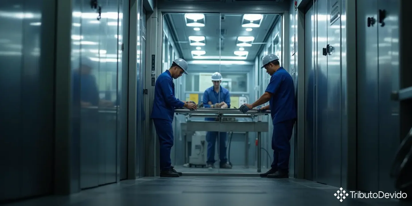 Modernização elevadores retenção fonte IRRF