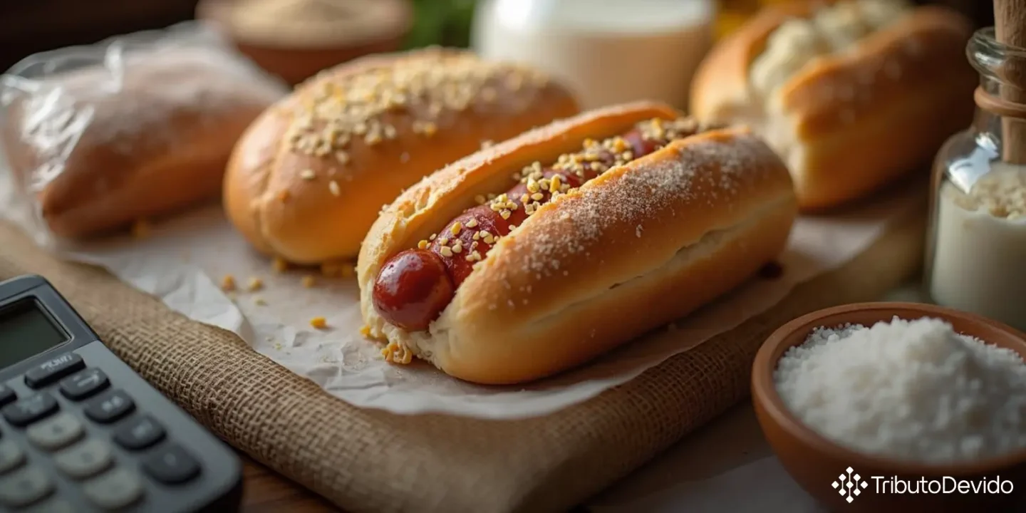 Classificação fiscal pré-mistura pão hot dog