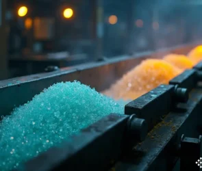 Industrialização cacos vidro beneficiamento transformação IPI