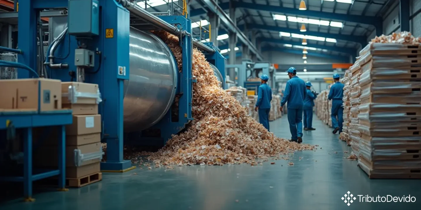 Reciclagem papéis papelão incidência IPI processo industrialização