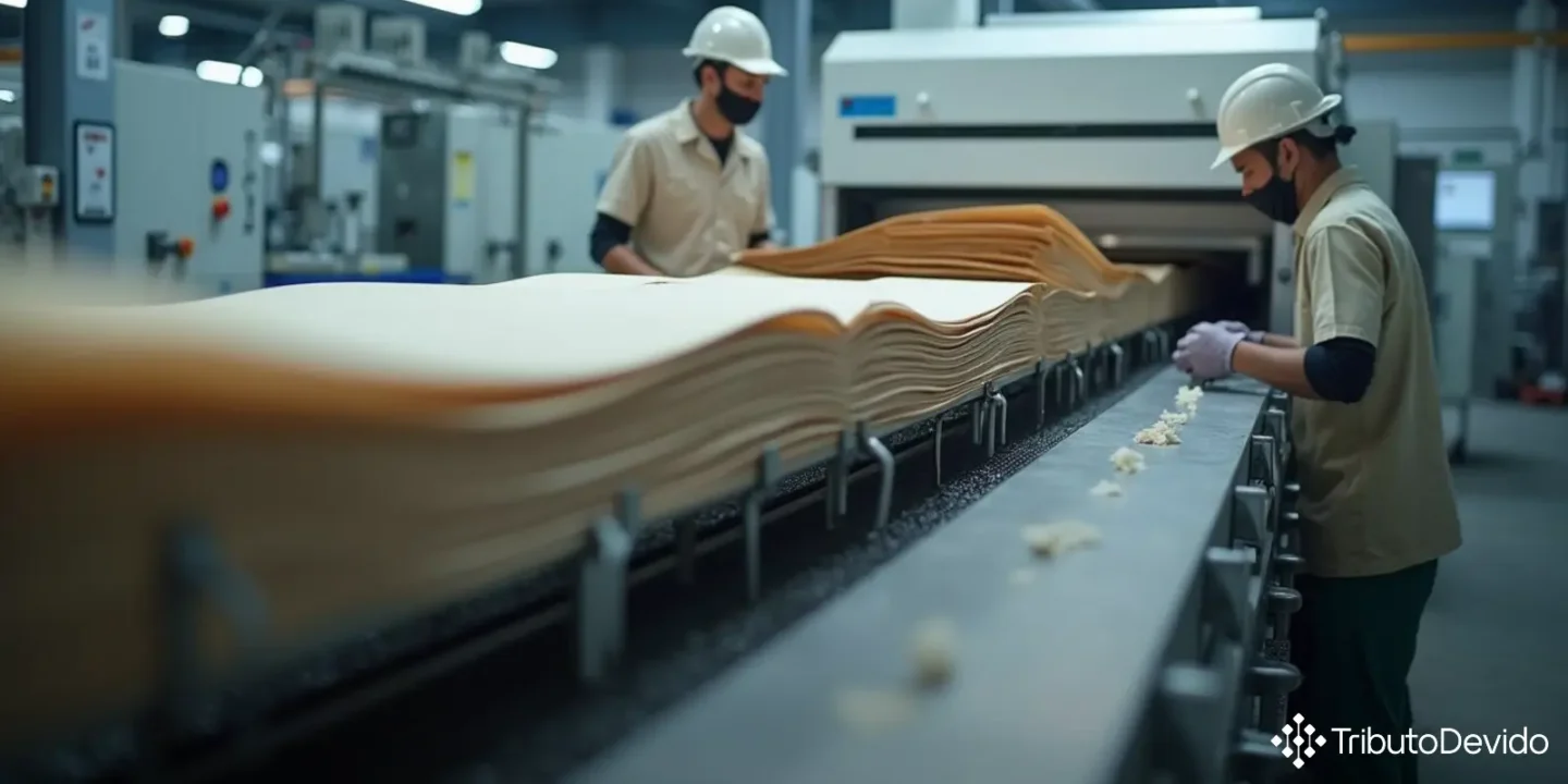 Tributação IPI processo reciclagem papelão